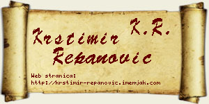 Krstimir Repanović vizit kartica